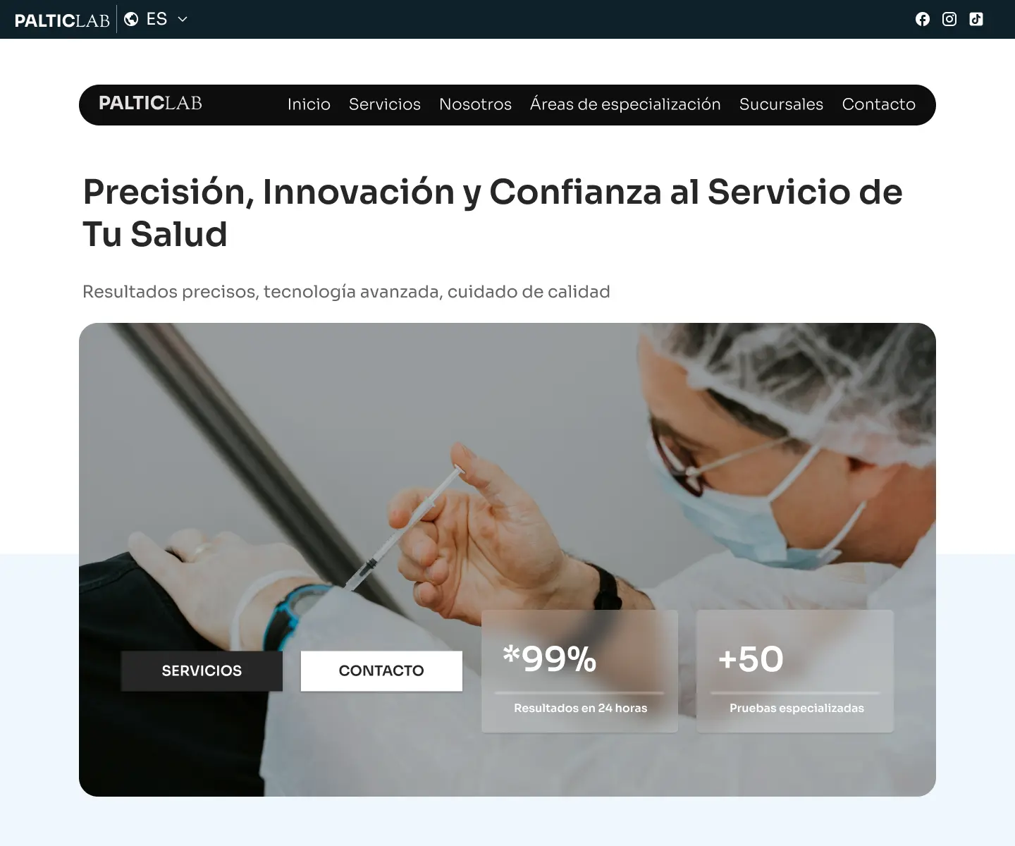 Website Laboratorio